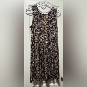Jolt Floral Midi Dress - Size L